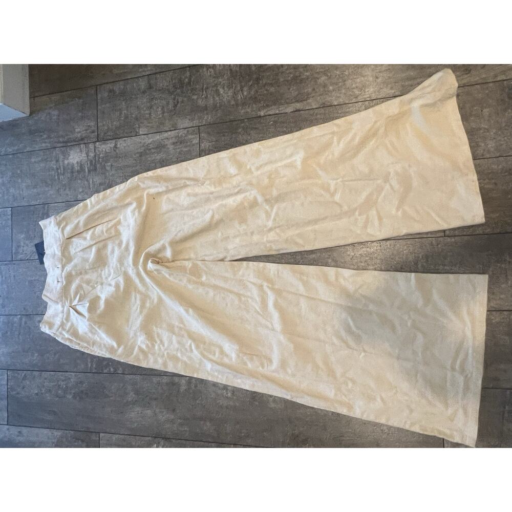 Pretty Little Thing Tan wide leg Pants trousers. Size 10 - Picture 16 of 16
